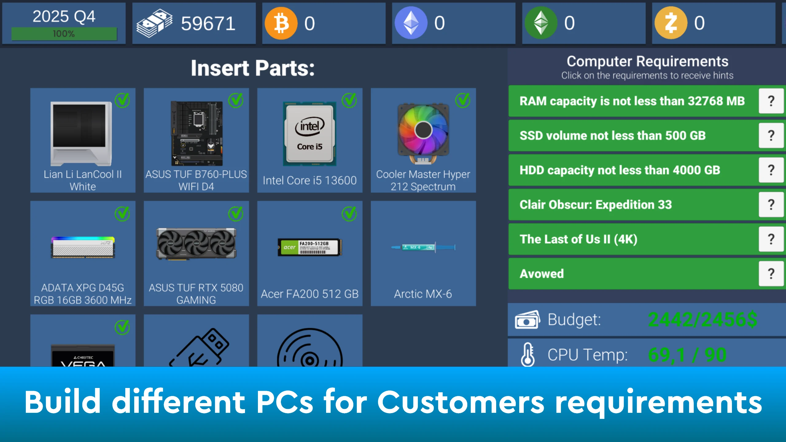 PC Creator Simulator screenshot